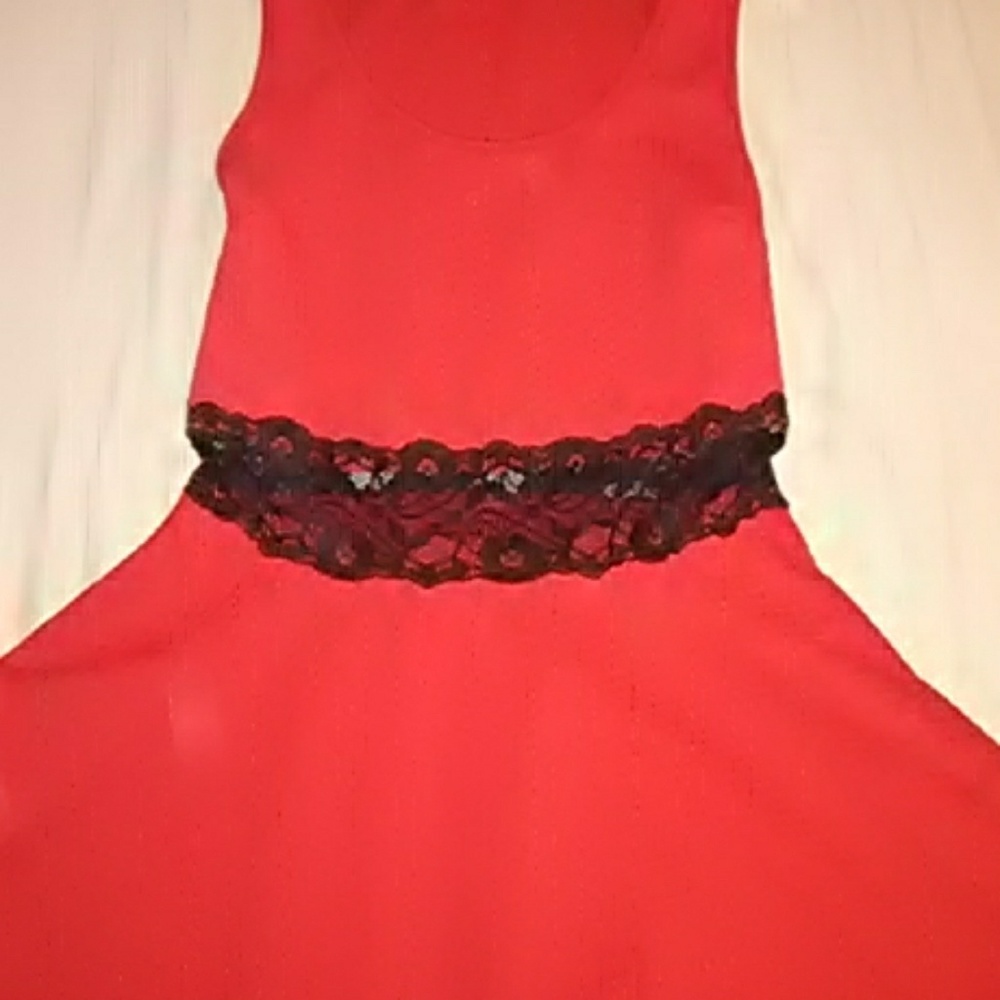 Red dress